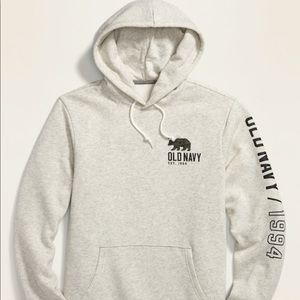 Old navy Logo graphic pullover hoodie for men